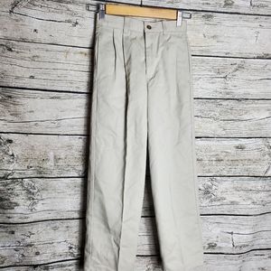Boy's George Slim Pleated Twill Pant Size 10SWaist approx: 11 inches Inseam a